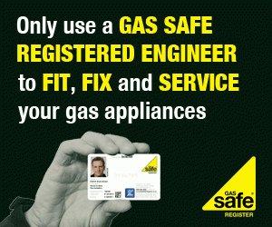only use a gas safe registered installer square banner 